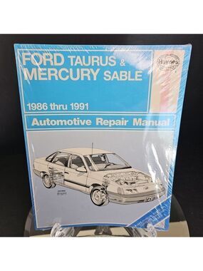 Haynes Repair Manual 1986-1991 Ford Taurus & Mercury Sable Auto Handbook SEALED